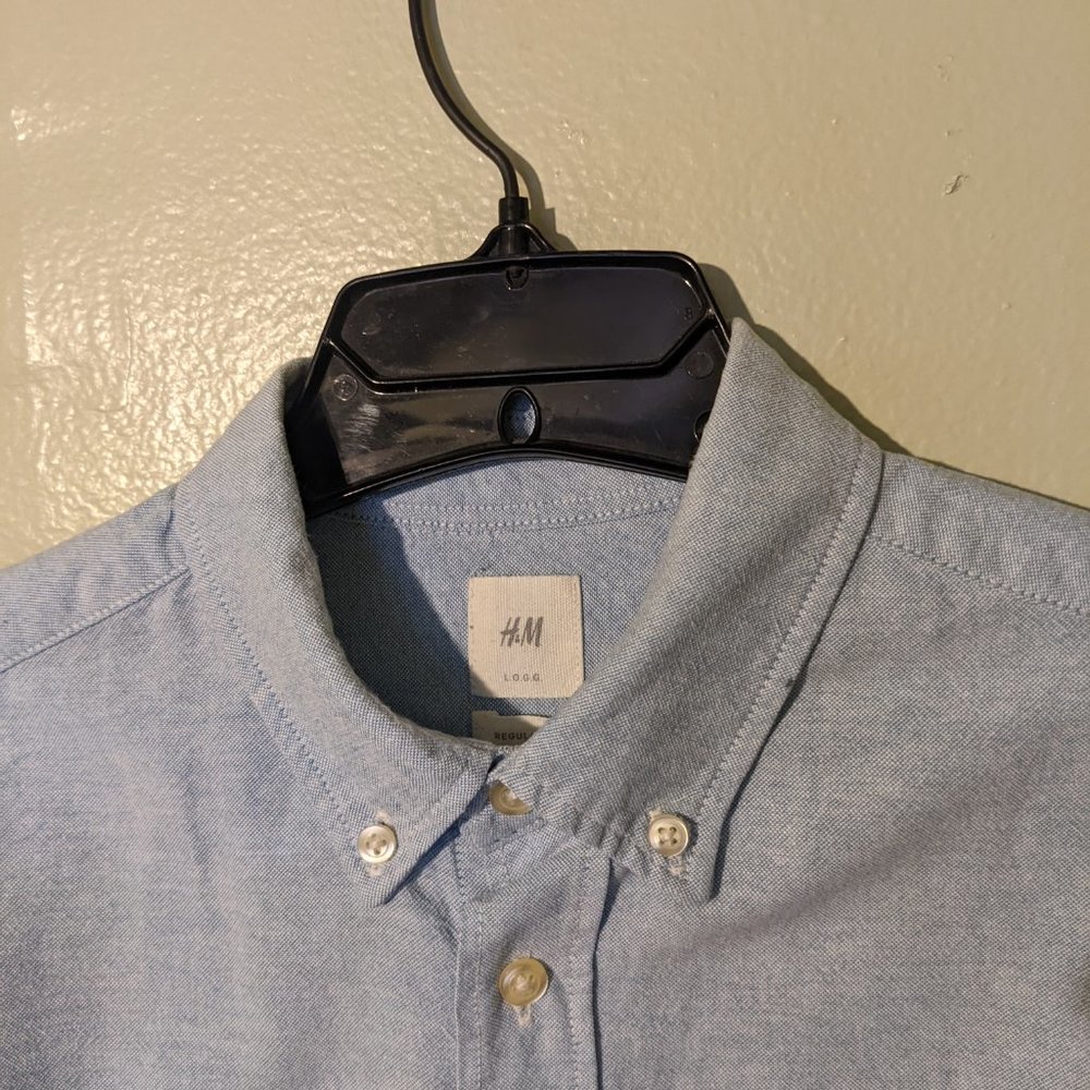 Men's Oxford Shirt - Picture 3 of 5